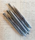 Set of Seven Vintage Silver Tone or Chrome Mechanical Pencils — photo 1