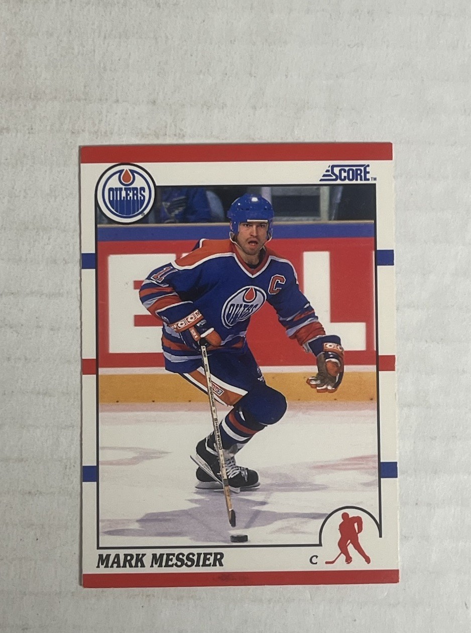 1990-91 Score Canadian Mark Messier Edmonton Oilers #100