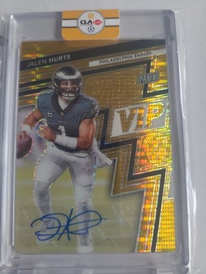Jalen Hurts Panini VIP Gold 2025 handsigniert 8/10