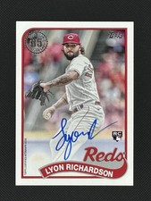 2024 Topps Lyon Richardson RC 1989 On-card Auto #89BA-LYO Cincinnati Reds