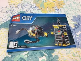 LEGO City 60095 Illustrated Instruction Manuals Only Books ( 1, 2, 3 & 4 ) 2014