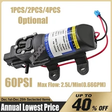 12V Water Pump 60PSI Self Priming Electrical Mini Diaphragm Pump Boat Caravan RV