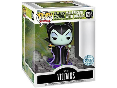 Funko 1206 Disney Villains Maleficent With Diablo Pop Deluxe Special Edition Neu