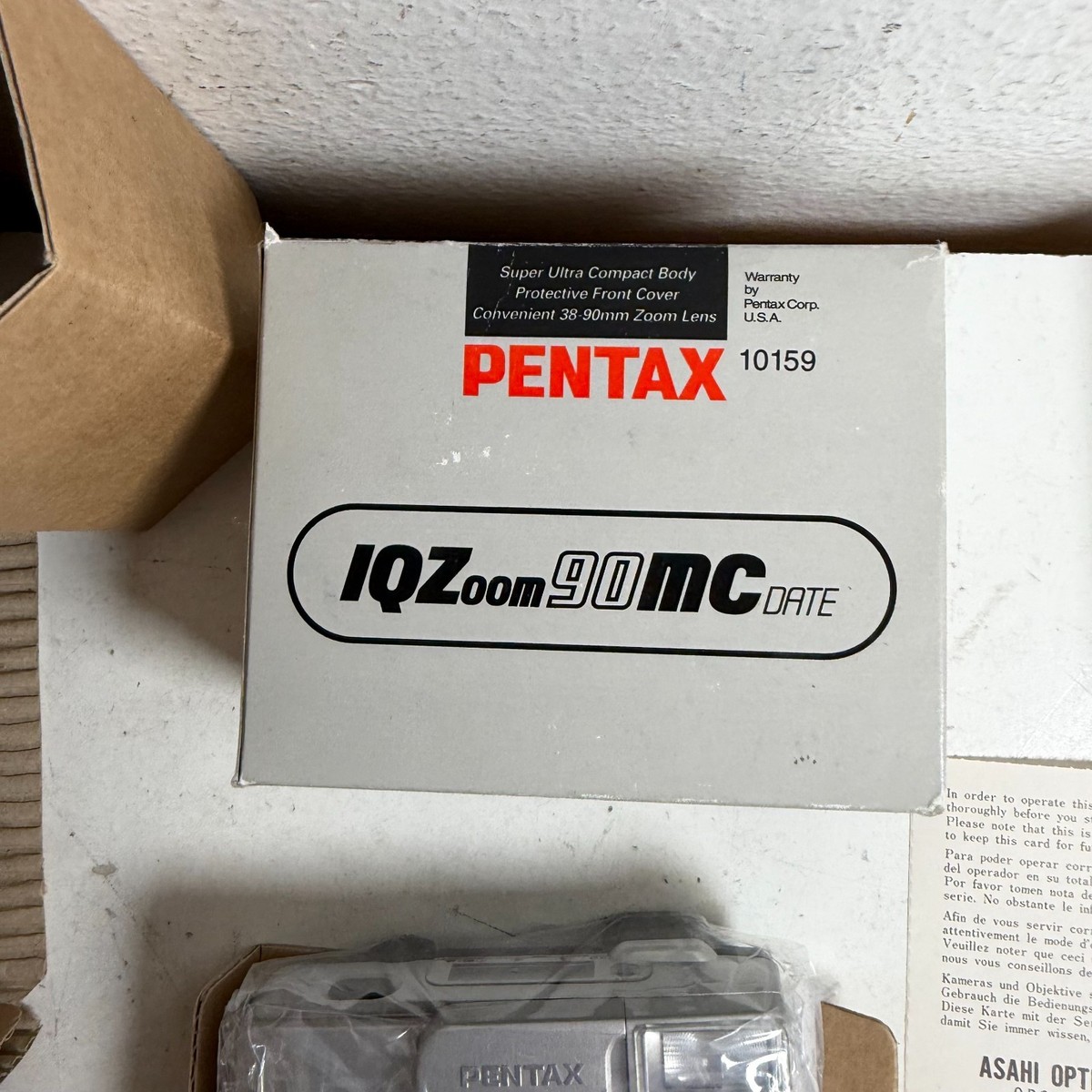 Pentax IQZoom 90MC 35mm Point & Shoot Film Camera for sale online