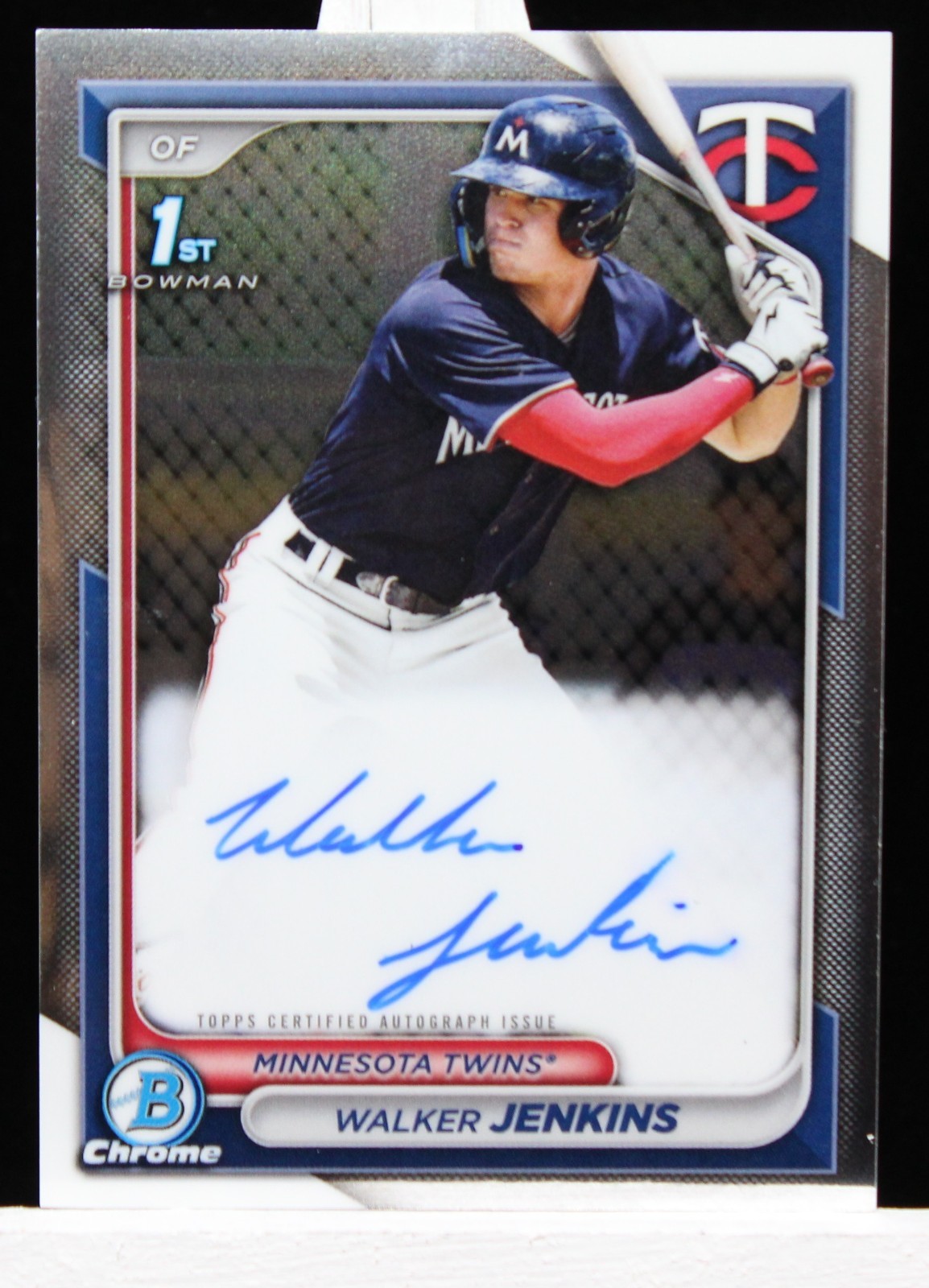 2024 Bowman Walker Jenkins 1st Chrome Prospect Auto #CPA-WJ Twins