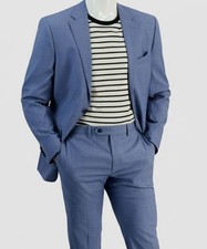 Ben Sherman Men's Blue Slim-Fit Blazer Sport Coat Suit Jacket Size 40R