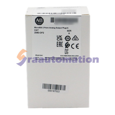 New Allen-Bradley 2080-OF2 Micro800 2 Point Analog Output Plug-In
