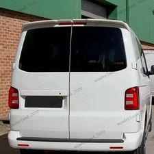FOR VW TRANSPORTER T5 T5.1 T6 T6.1 REAR TWIN BARN DOOR ROOF SPOILER LIP WHITE