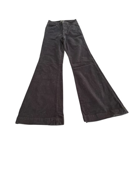 Ghanda Womens Size 6 Grey Corduroy Flare Pants Good Condition