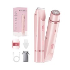 Dermave Bikini Shaver, 2 in 1 Dual Head Bikini Trimmer  Body Shave... Fast Ship