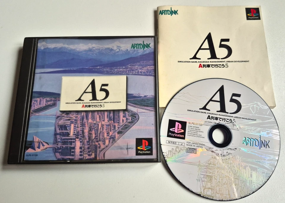 A5 A Ressha De Ikou 5 - PlayStation 1 PS1 - NTSC-J JAPAN - Complet, photo 1 sur 5