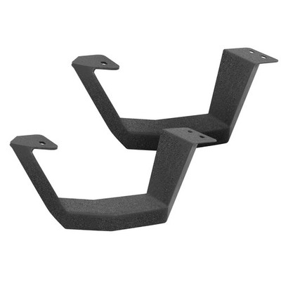 Go Rhino RB10 / RB20 / RB30 Drop Steps - Pair | Galvanized Steel, Protective Bed
