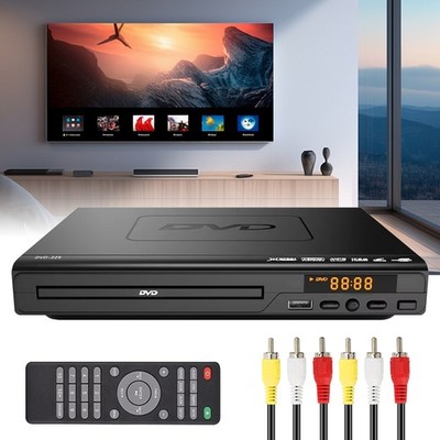 2026 HD 1080p DVD Player All Region Free DVD VCD CD SVCD USB Player for Smart TV