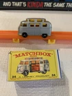 Lesney Matchbox series No.34 Volkswagen Camper w/box England