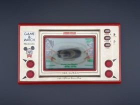 Nintendo Game & Watch Mickey Mouse Wide Screen Tested Working Handheld