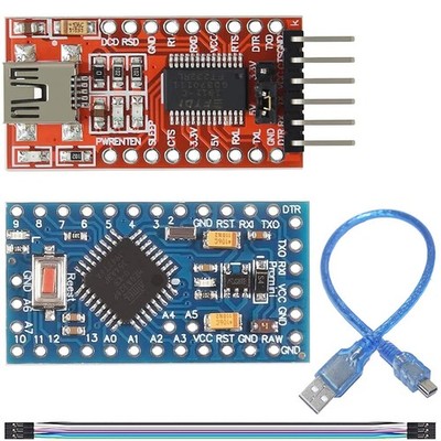 3.3V 5V FT232RL USB to Serial Converter Adapter Module with Mini USB Cable