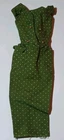 Vintage Barbie PAK Kelly Green Polka Dot Sheath Dress 1963 Rare