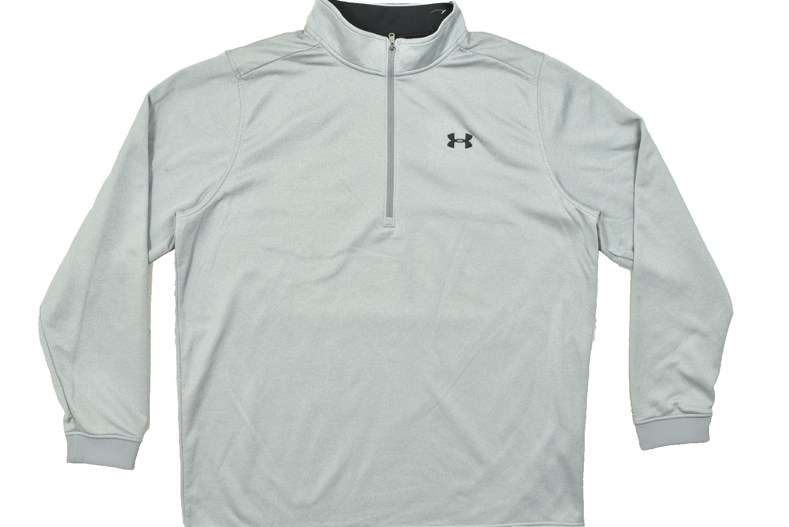 Under Armour ColdGear 1/4 Zip Pullover Gray Fleece Sweater M