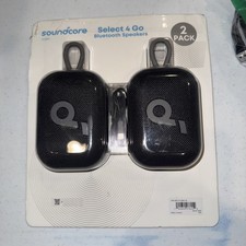 Soundcore Select 4 Go Bluetooth Speaker by Anker 2-pack Bundle