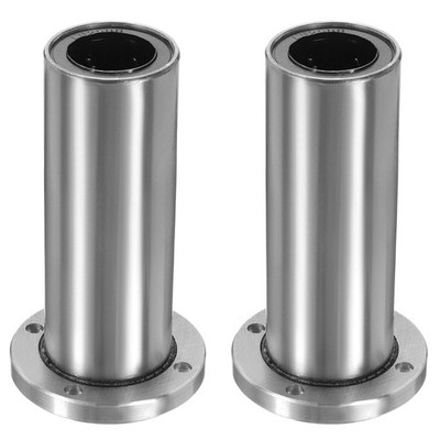 2Pcs 25mm Bore Round Flange LMF25LUU Linear Ball Bearings CNC 3D PRINTER Bearing