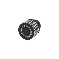 10 Pack Modern Round Cabinet Door Knob Kitchen Drawer Dresser Handle Pull Black