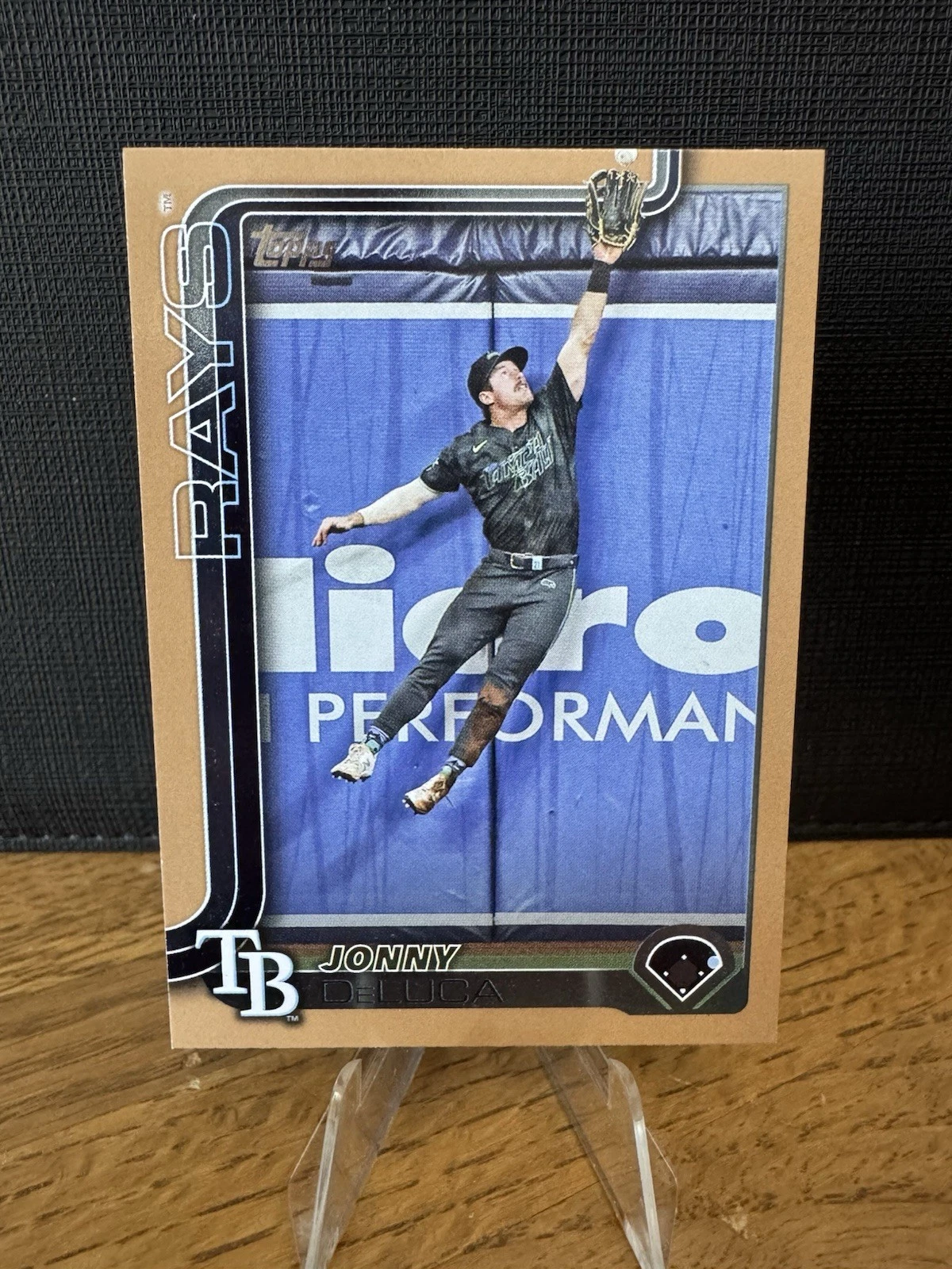 2025 Topps Series 2 Jonny DeLuca #516 Gold /2025 Tampa Bay Rays