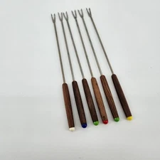 Vintage Mid-Century Fondue Forks - Set of 6 - Japan