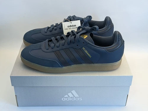 Adidas The Velosamba scarpe da ginnastica ciclismo taglia UK 6 5 nuove stile di vita bici blu Fy4486