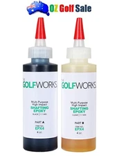 8oz GolfWorks High Impact /Strength Golf Club Shafting Epoxy/Adhesive/Glue-#EPX4