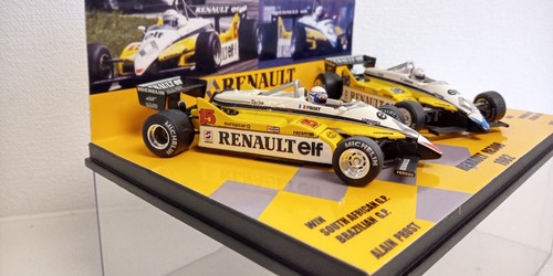 VERY RARE CONVERSION 2 CAR SET 1/43 RENAULT RE30B 1982 PROST ARNOUX - Picture 3 of 7