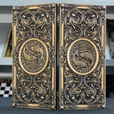 Maple Wood Backgammon Set Pisces Zodiak, Tabletop Game Board 19.7", Gift for Him