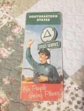 Vintage Southeastern States Highway Map 1960