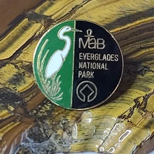 Everglades National Park Man & Biosphere Cloisonne Lapel Pin Eagle River Design