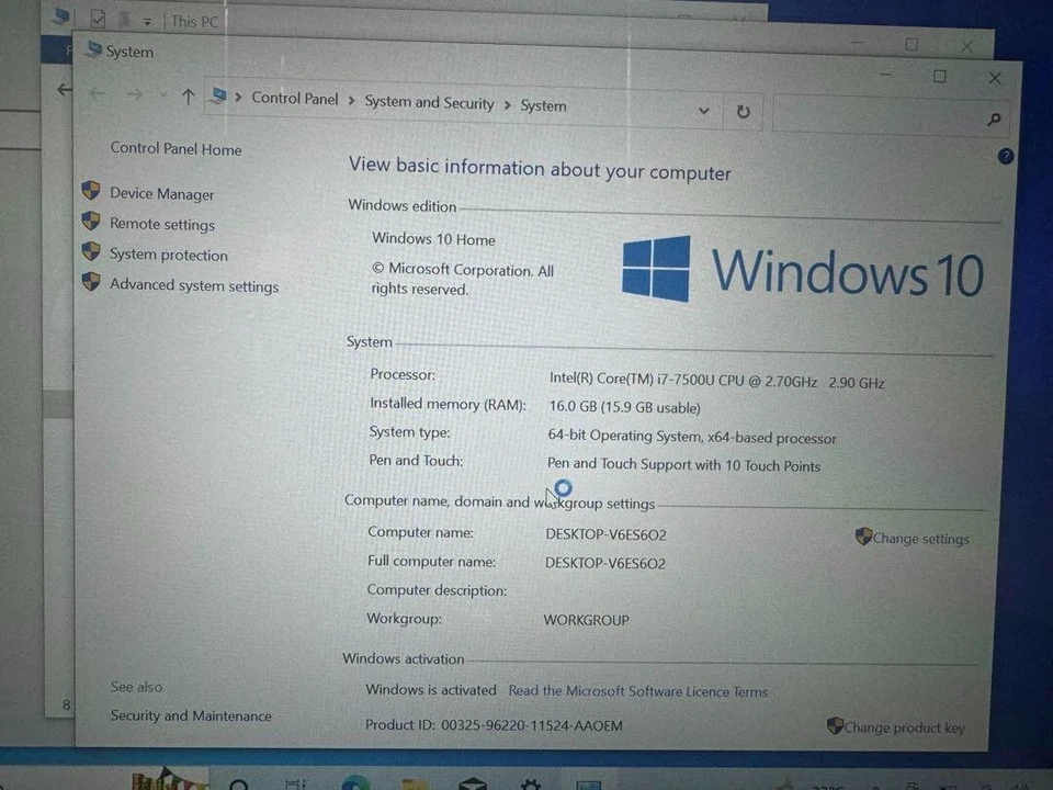 HP spectre x360 Convertible 13-ap0xxx Core i7 Notebook PC Home appliances g23 - Image 3 of 4