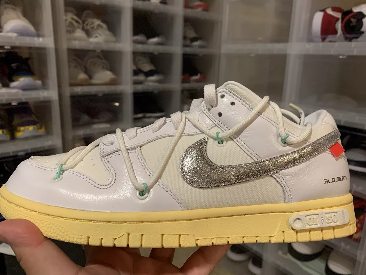 OFF-WHITE NIKE DUNK LOW ロット1