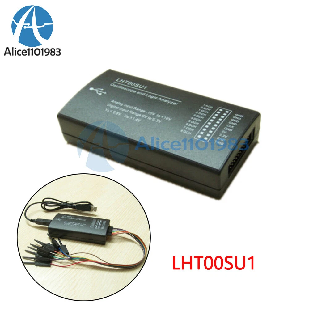 LHT00SU1 8-Channel Logic Analyzer Virtual Oscilloscope I2C, 58% OFF