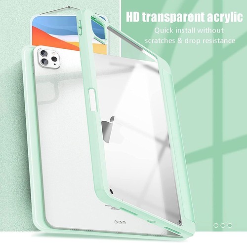 Smart Case For 2025 NEW iPad Air 11" M3/ iPad Pro 11 inch 2024 Clear Back Cover - Picture 49 of 75