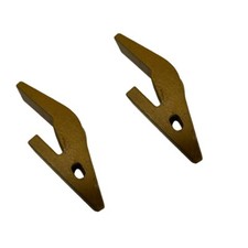 2 pk U43792 2740W23  23 230 Series Backhoe Bucket Tooth Adapter for Deere, Case