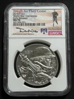 2018 $1 American Silver Dollar NGC MS70 Early Releases, "Tough As They Come"