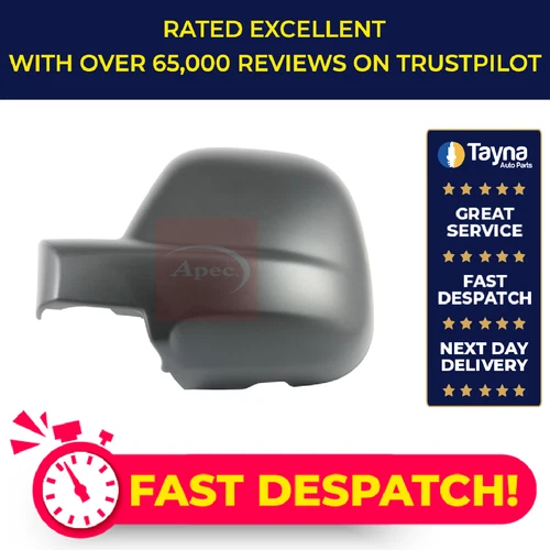 Door / Wing Mirror Cover fits PEUGEOT PARTNER 1.6 2013 on N/S Passenger Side New