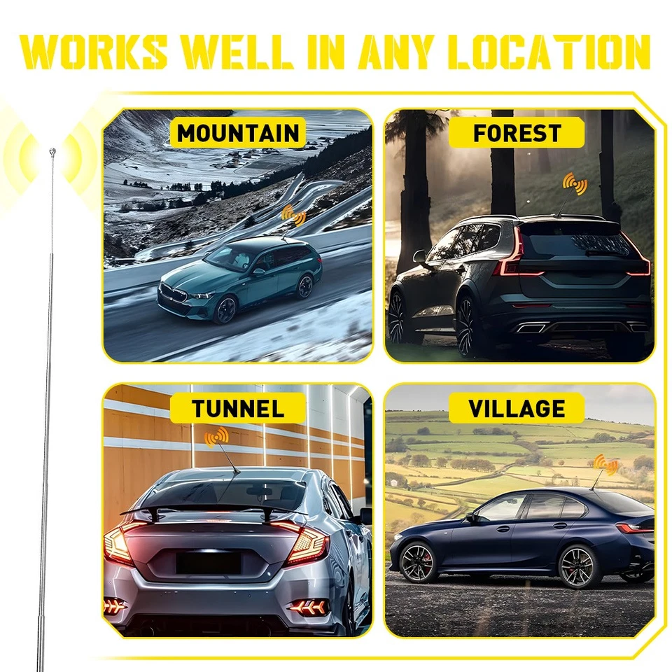 Replacement For 1998-2007 Toyota Land Cruiser Power Antenna Mast Cable Cord - Image 3 of 4