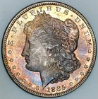 *1885 MORGAN DOLLAR* *DMPL* *DUAL TONING* NR #CVIP125