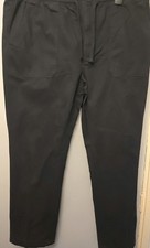 Mens Black Cargo Style Trousers Marks & Spencer 38 - 41 Inch Waist 31 Inch Leg