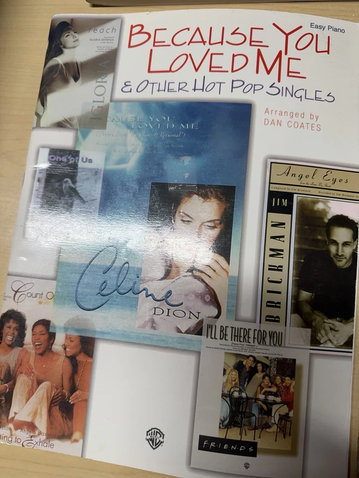 Lot of 17+ lbs Sheet Music Pieces, Piano/vocal/Guitar, Contempory, Pop, Movies - Image 2 of 4