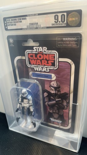 2020 Star Wars The Vintage Collection VC182 Captain Rex MOC AFA U9.0 Classificato MOC - Foto 7 di 11