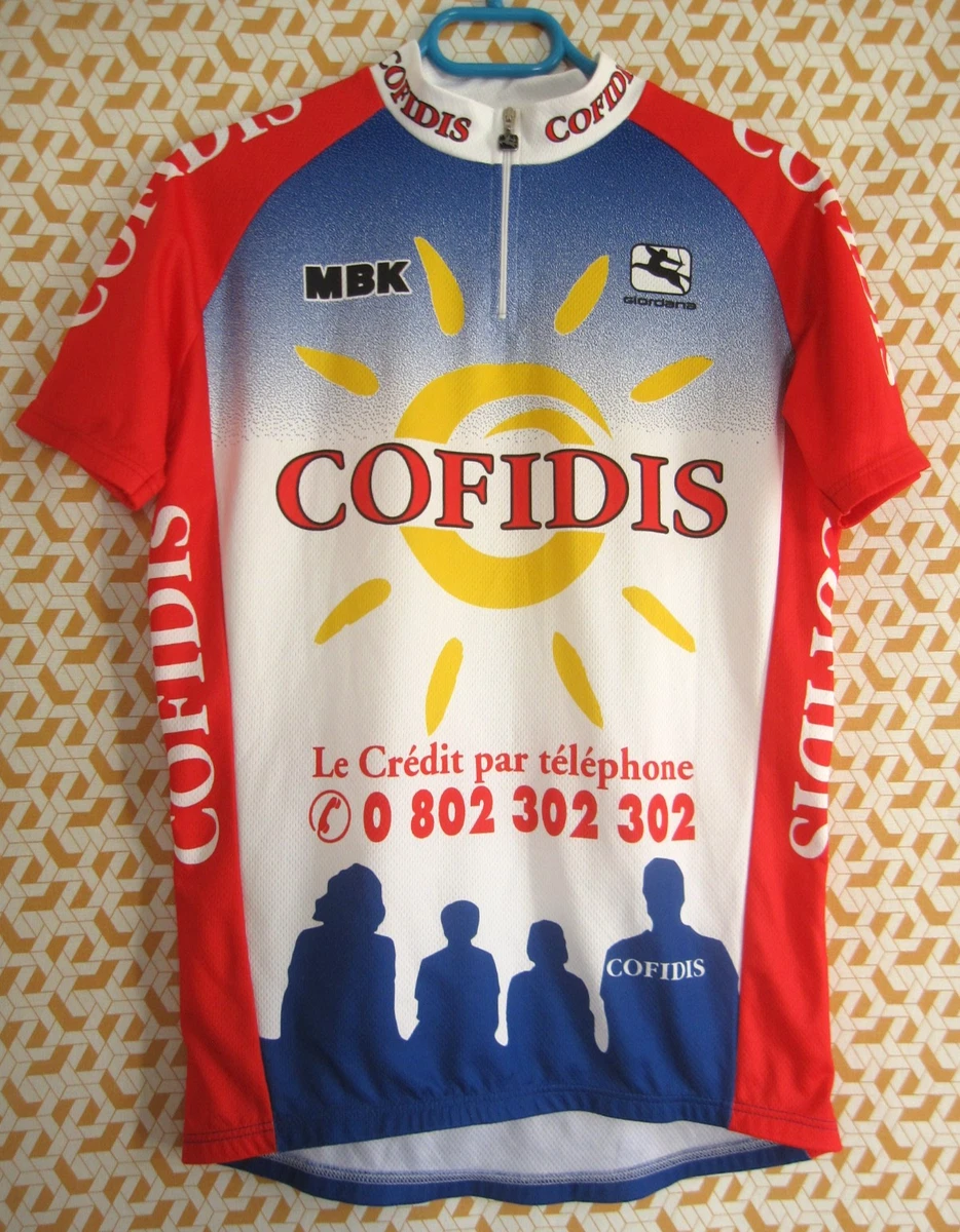 Maillot Cycliste Giordana Le Tour De France - Taille XXL - Manches Courtes - Occasion Italie