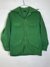 RARE Women’s Green Chippewa Falls Woolen Mill Co Wisconsin Vintage Wool Jacket M
