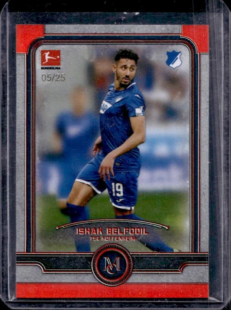 2019 Topps Museum Bundesliga Ishak Belfodil Ruby #/25 Hoffenheim