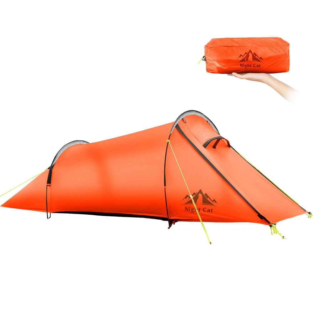 Lightweight Tent Tunnel Tent Trekking Camping Tent 1 / 2 person expedition Tent