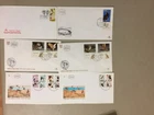 Six israel BIRDS fdc
